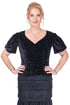 Bluza catifea cu paiete  Liza Panait Liza Panait Online Boutique